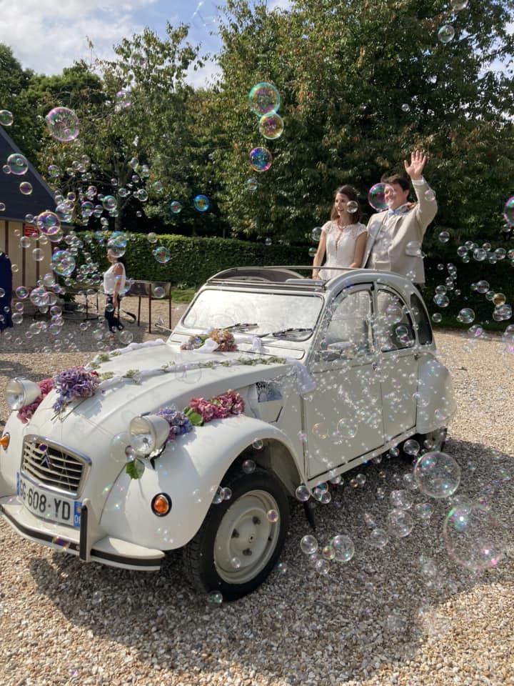 2cv rfit   2cv à bulles mariage2cv