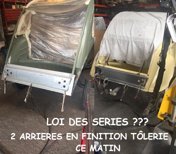 panneau arrière de 2cv remplacement