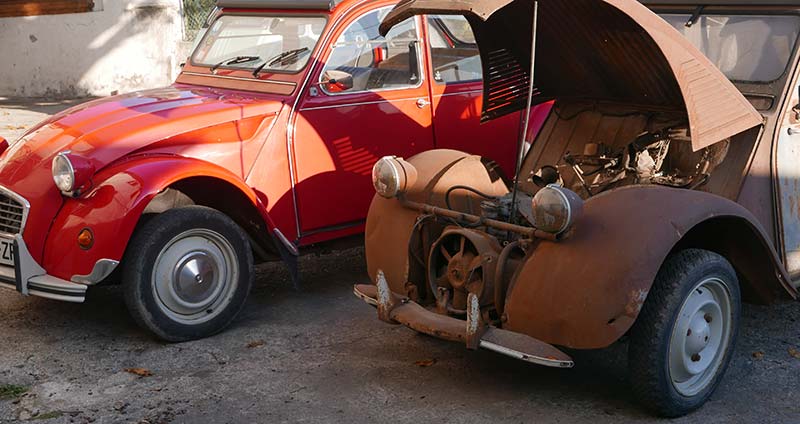 réparation 2CV